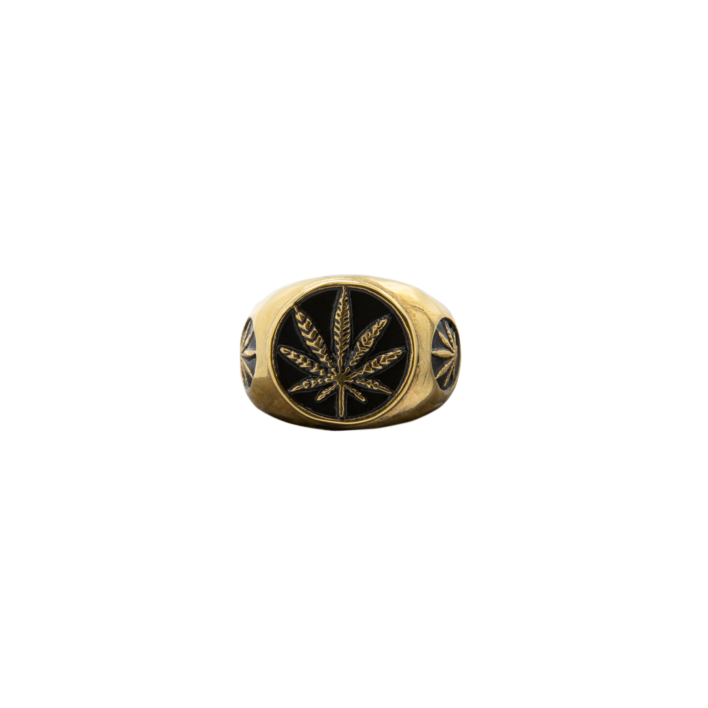 Jamaican Leaf Ring - Gold