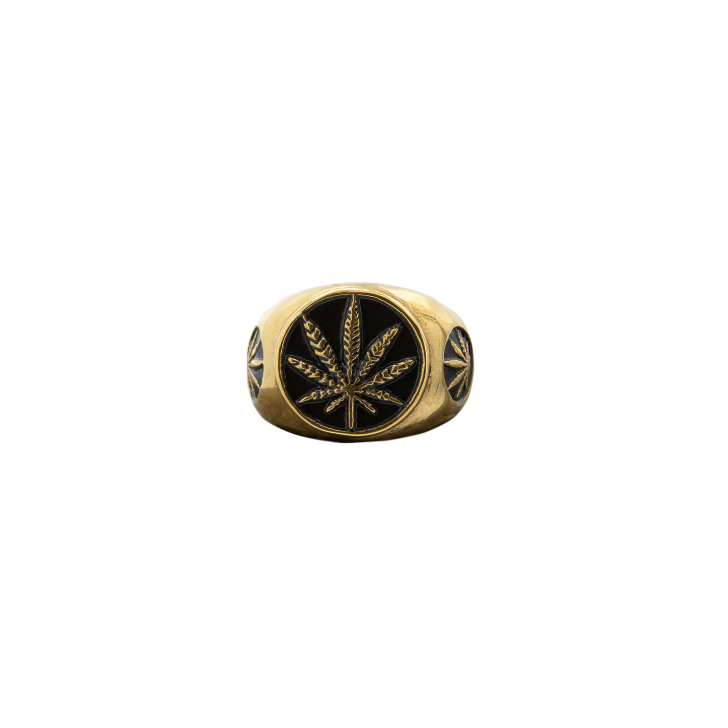 Jamaican Leaf Ring - Gold