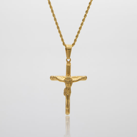 Crucifix Pendant Gold