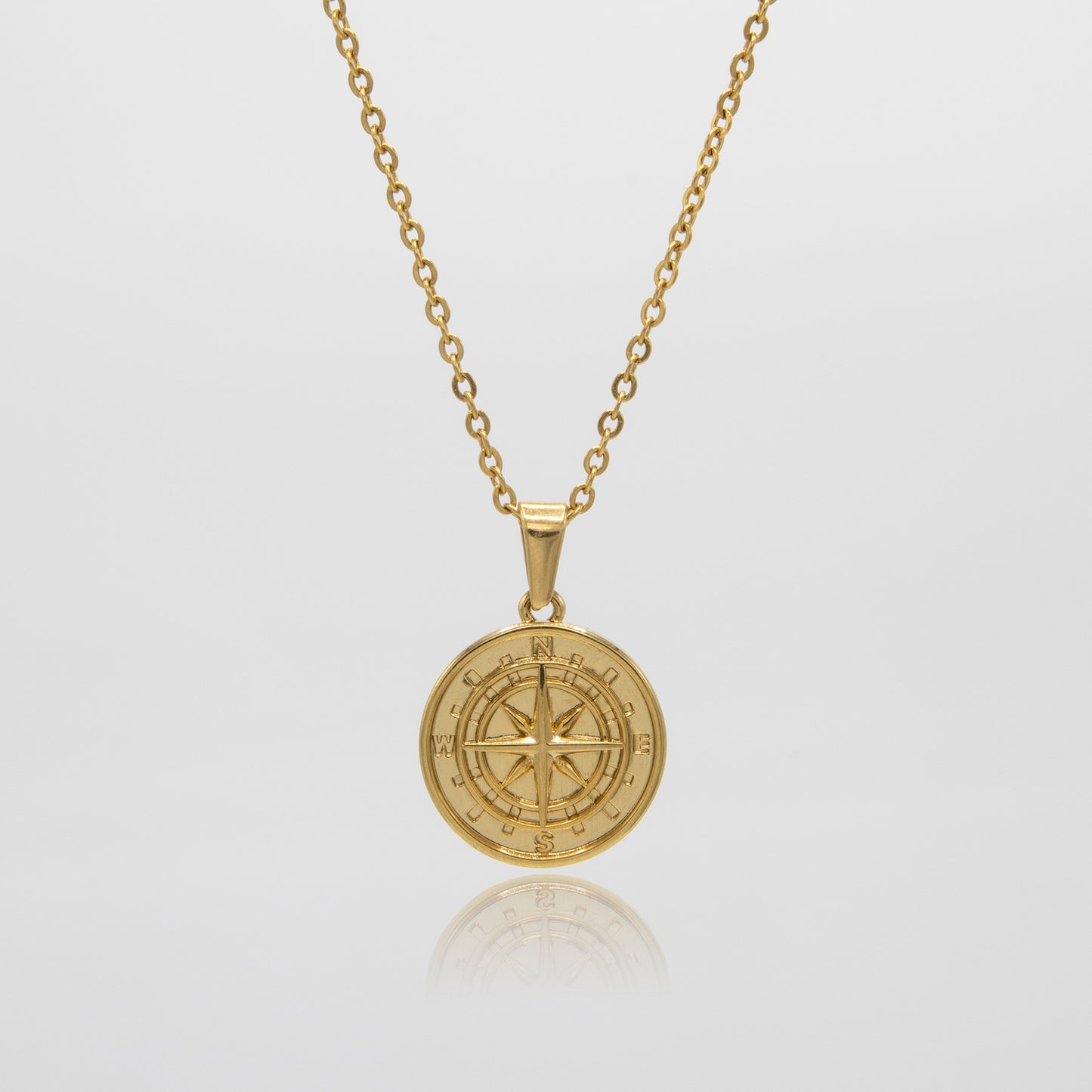 Compass Pendant - Gold