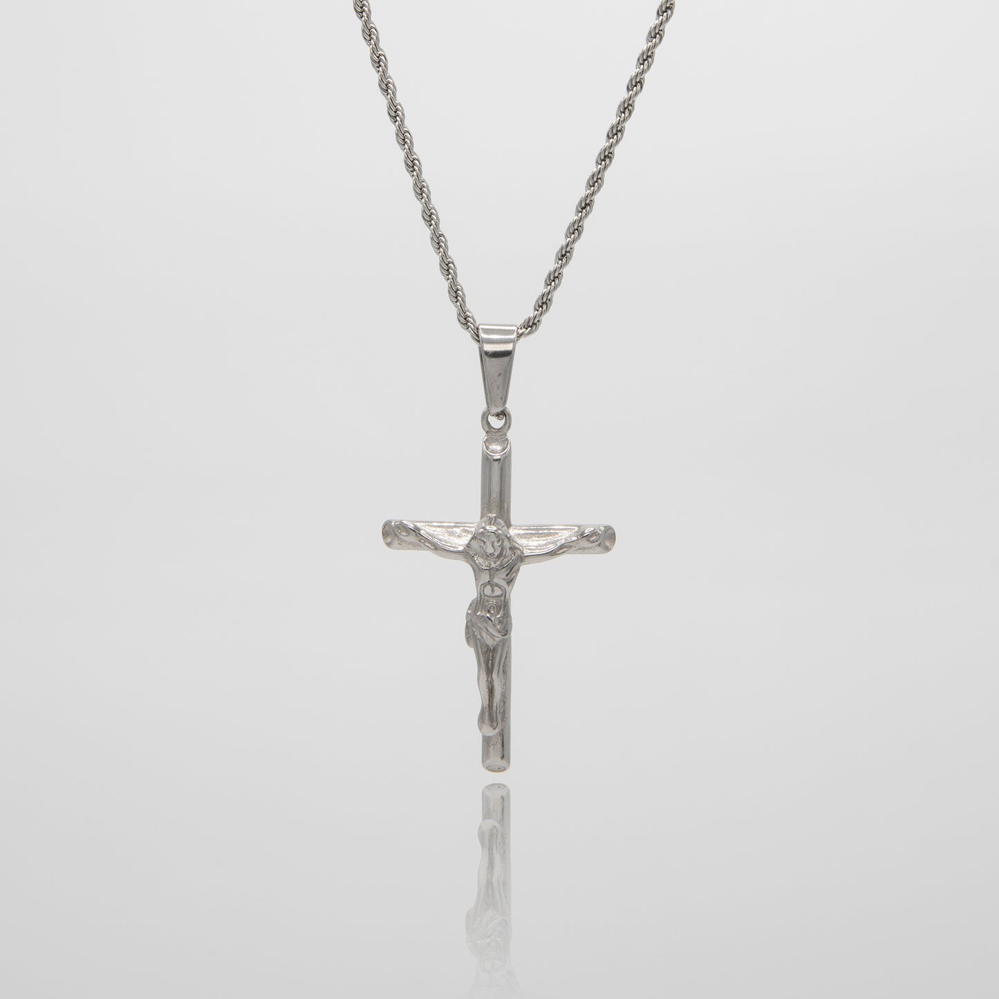 Crucifix Pendant - Silver