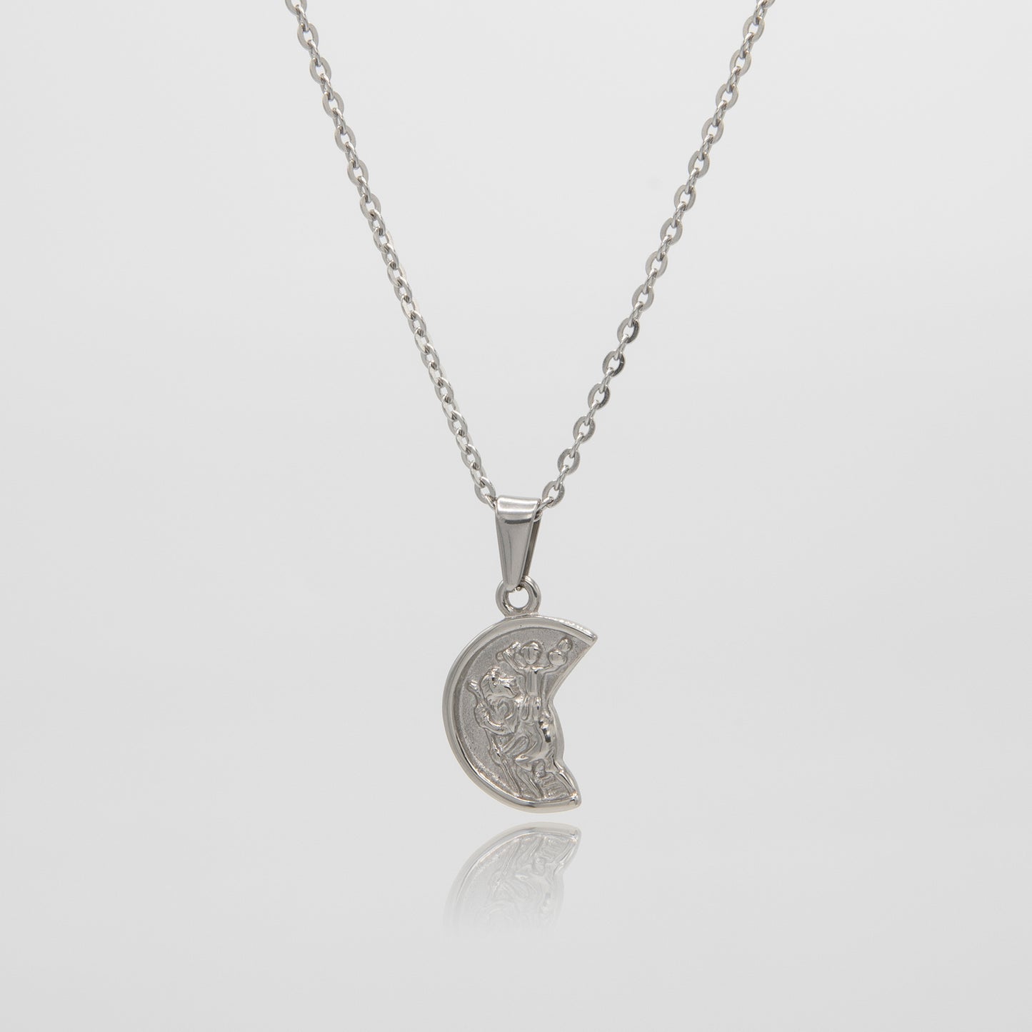 Saint Christopher Pendant - Silver