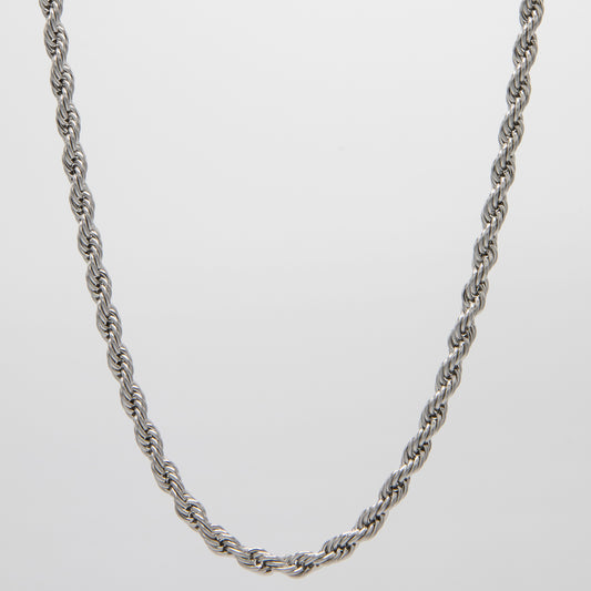Rope Chain 5 mm - Silver