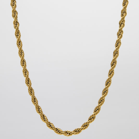 Rope Chain 5 mm - Gold