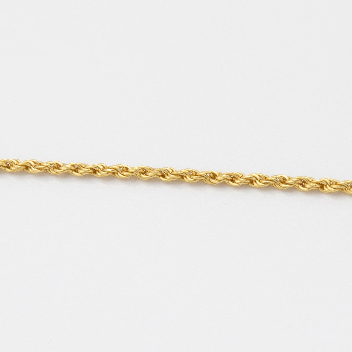 Gold-Plated 925 Sterling Silver Rope Chain