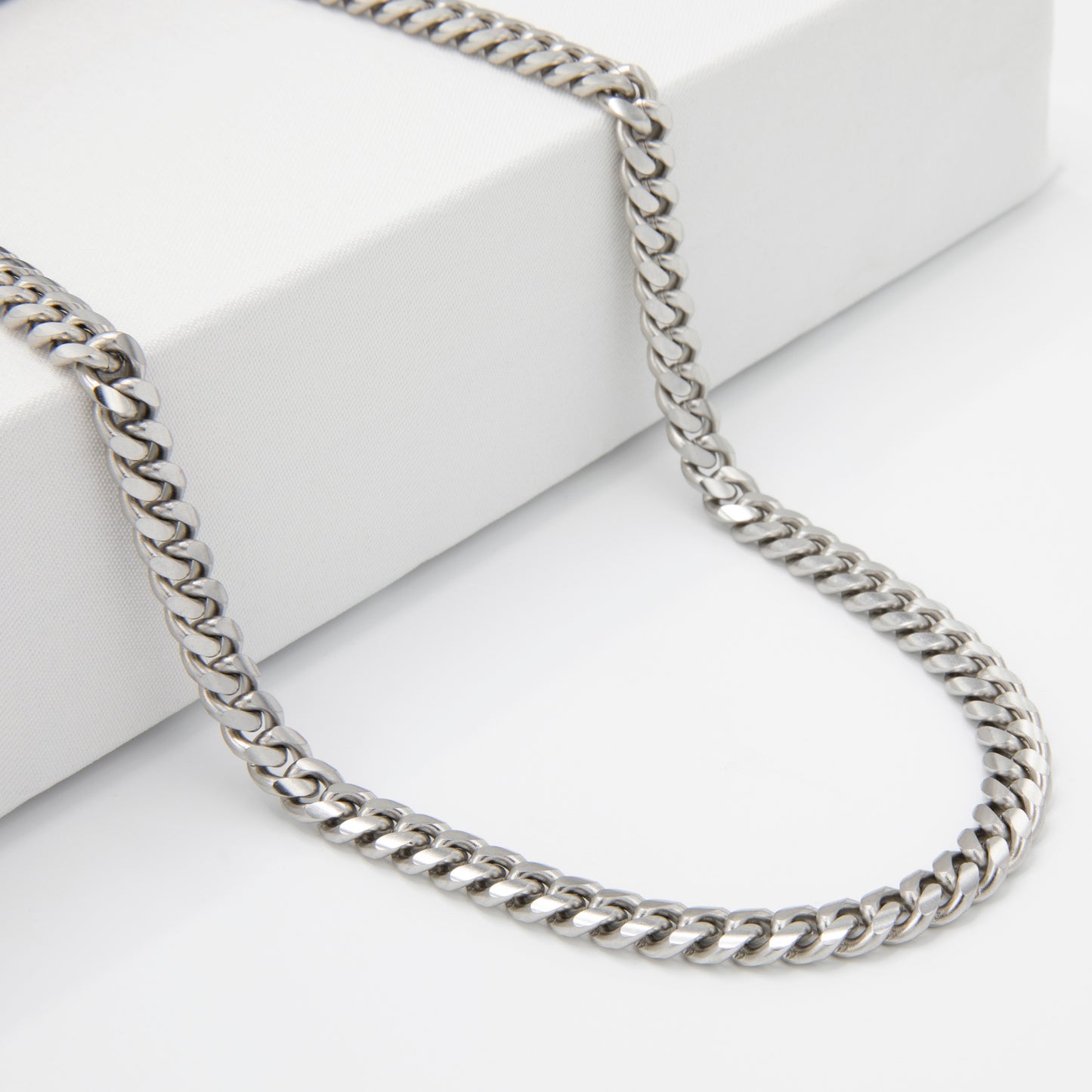 Cuban Chain 8 mm - Silver