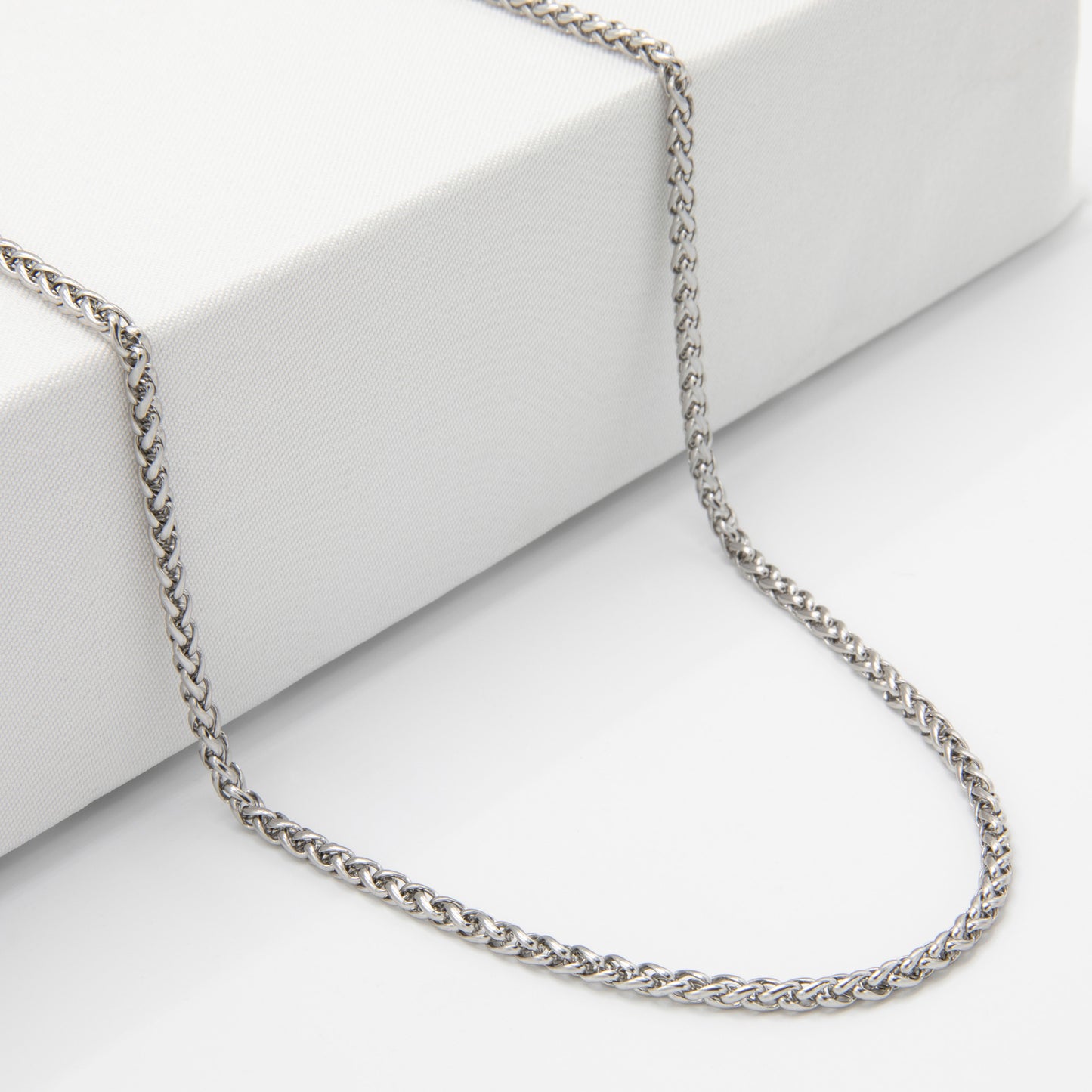 Wheat Chain 3 mm - Silver