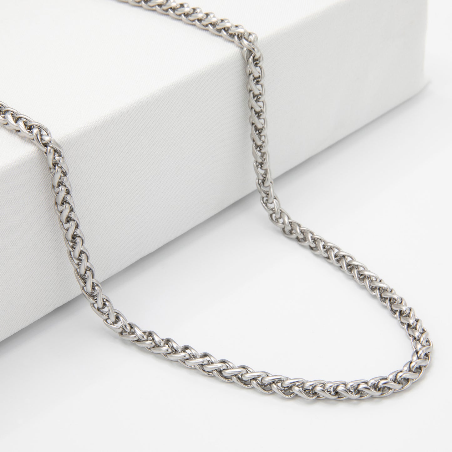 Wheat Chain 5 mm - Silver