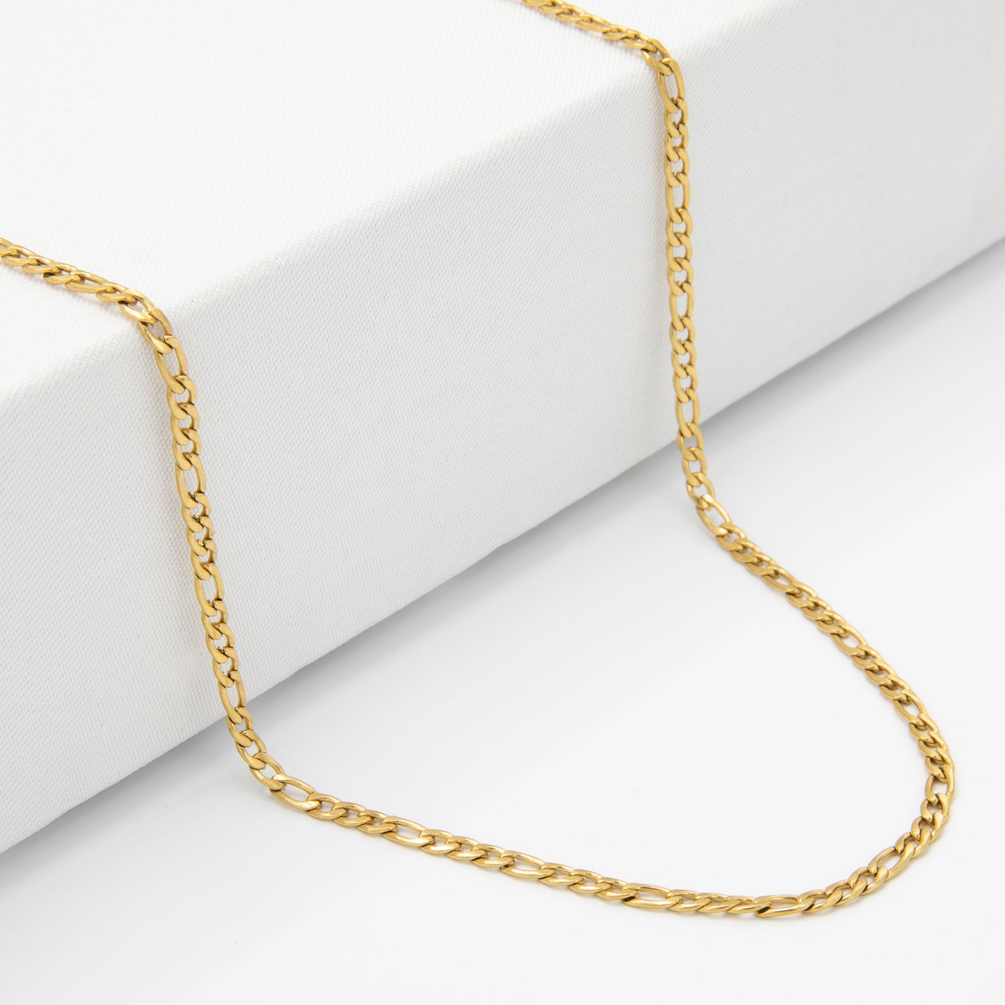 Figaro Chain 3 mm - Gold