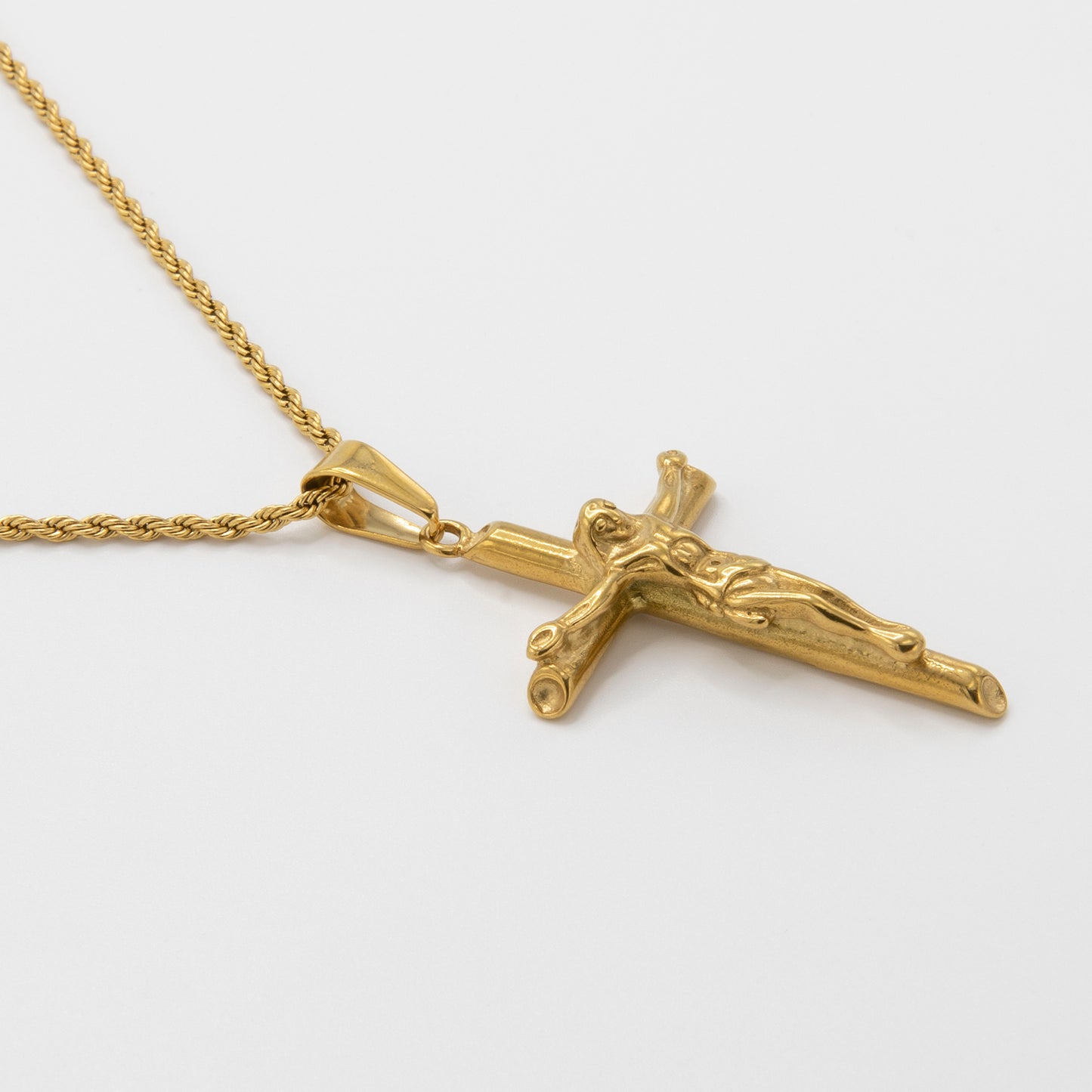 Crucifix Pendant Gold