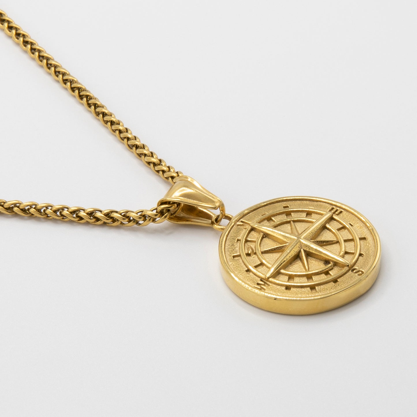 Compass Pendant - Gold