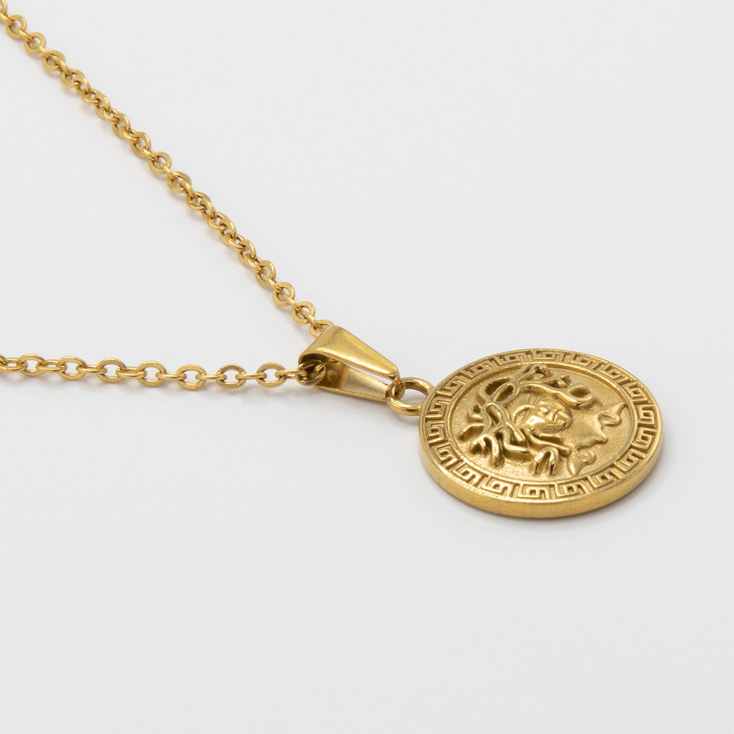 Medusa Pendant - Gold