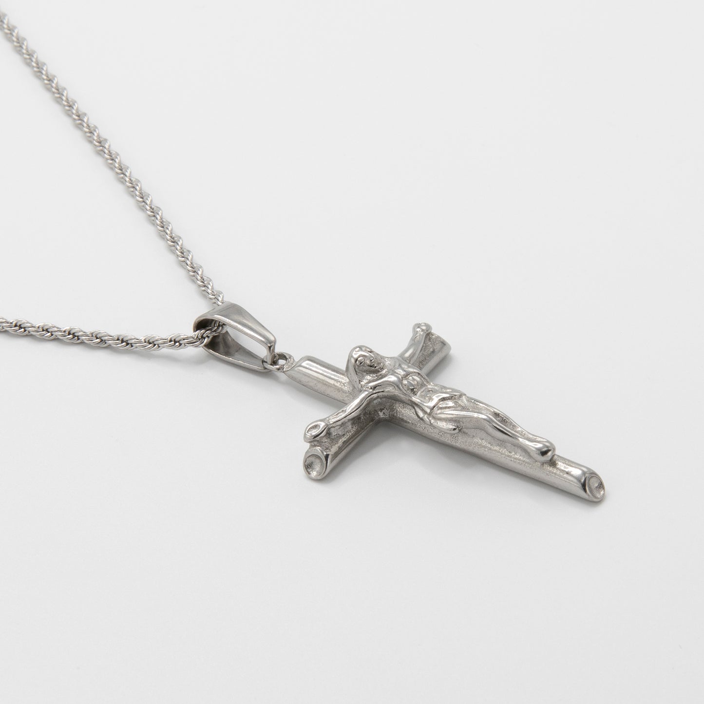 Crucifix Pendant - Silver