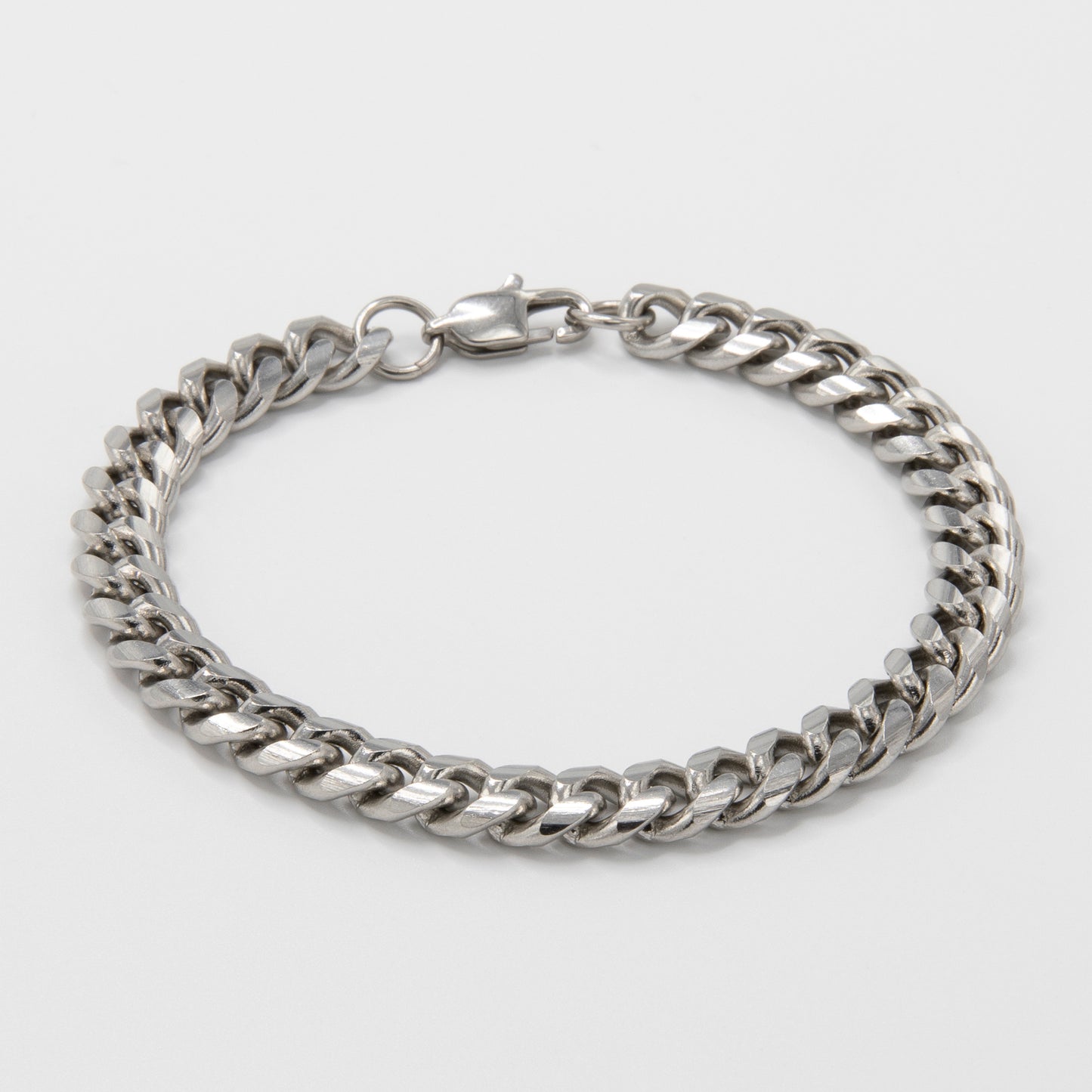 Cuban Bracelet 8 mm - Silver