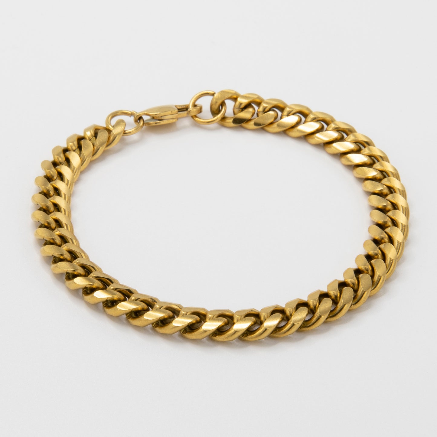 Cuban Bracelet 8 mm - Gold