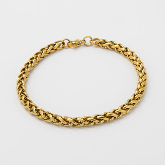 Wheat Bracelet 5 mm - Gold