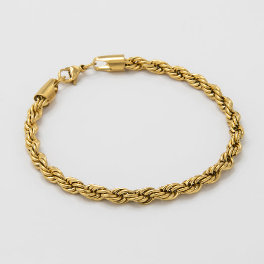 Rope Bracelet 5 mm - Gold
