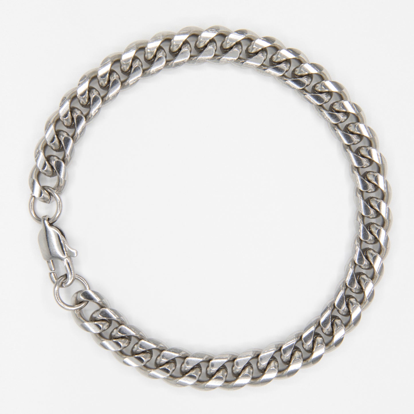 Cuban Bracelet 8 mm - Silver