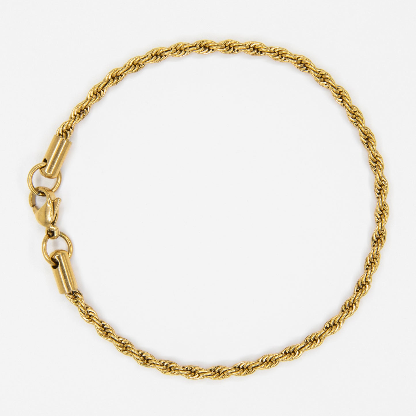 Rope Bracelet 3 mm - Gold