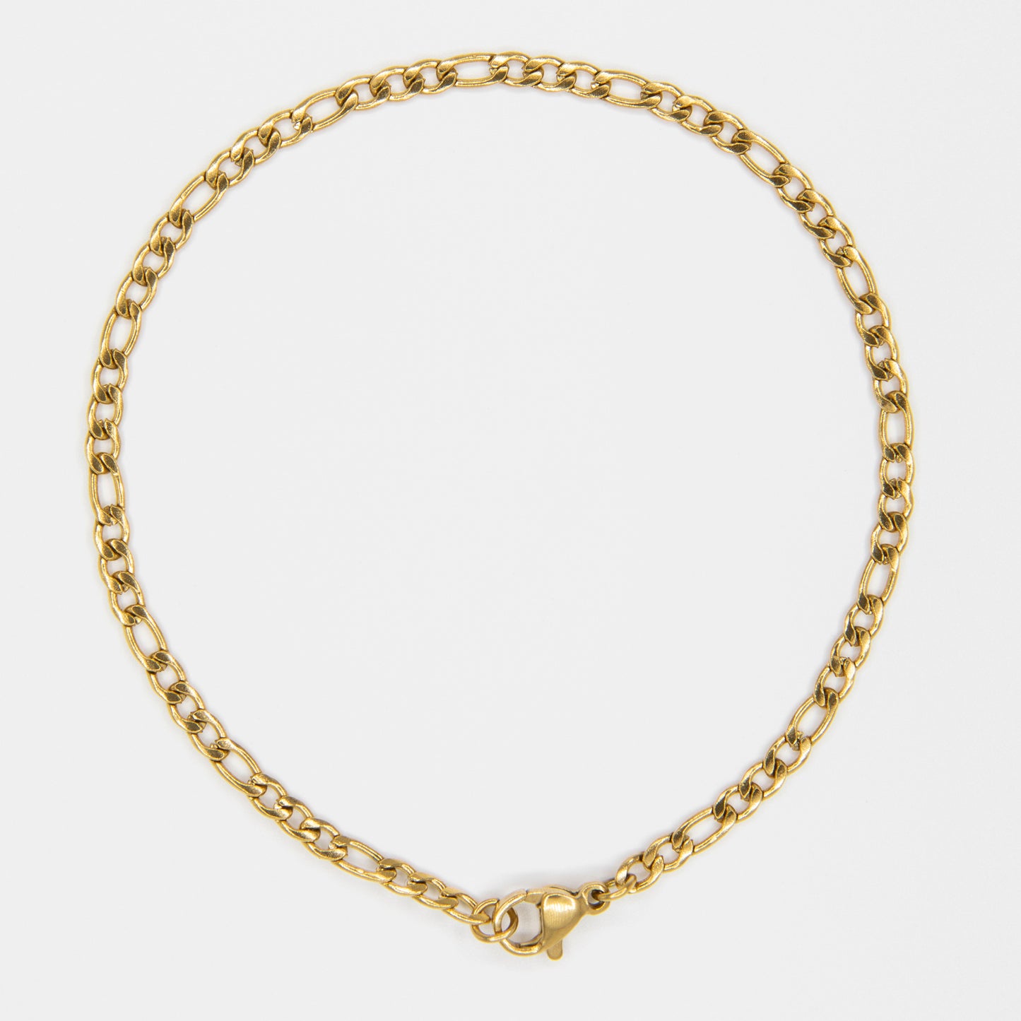 Figaro Bracelet 3 mm - Gold