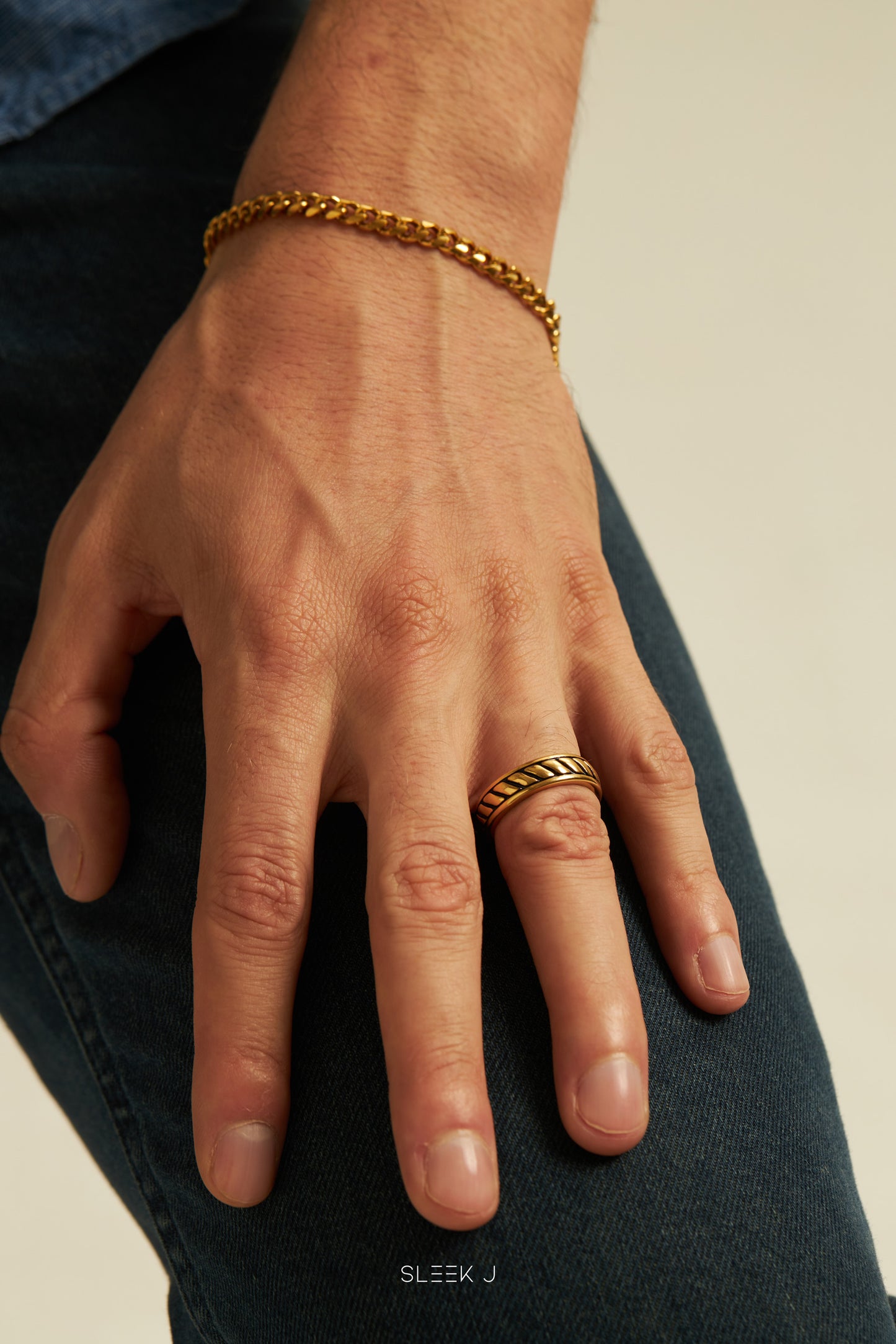 Rope Ring - Gold