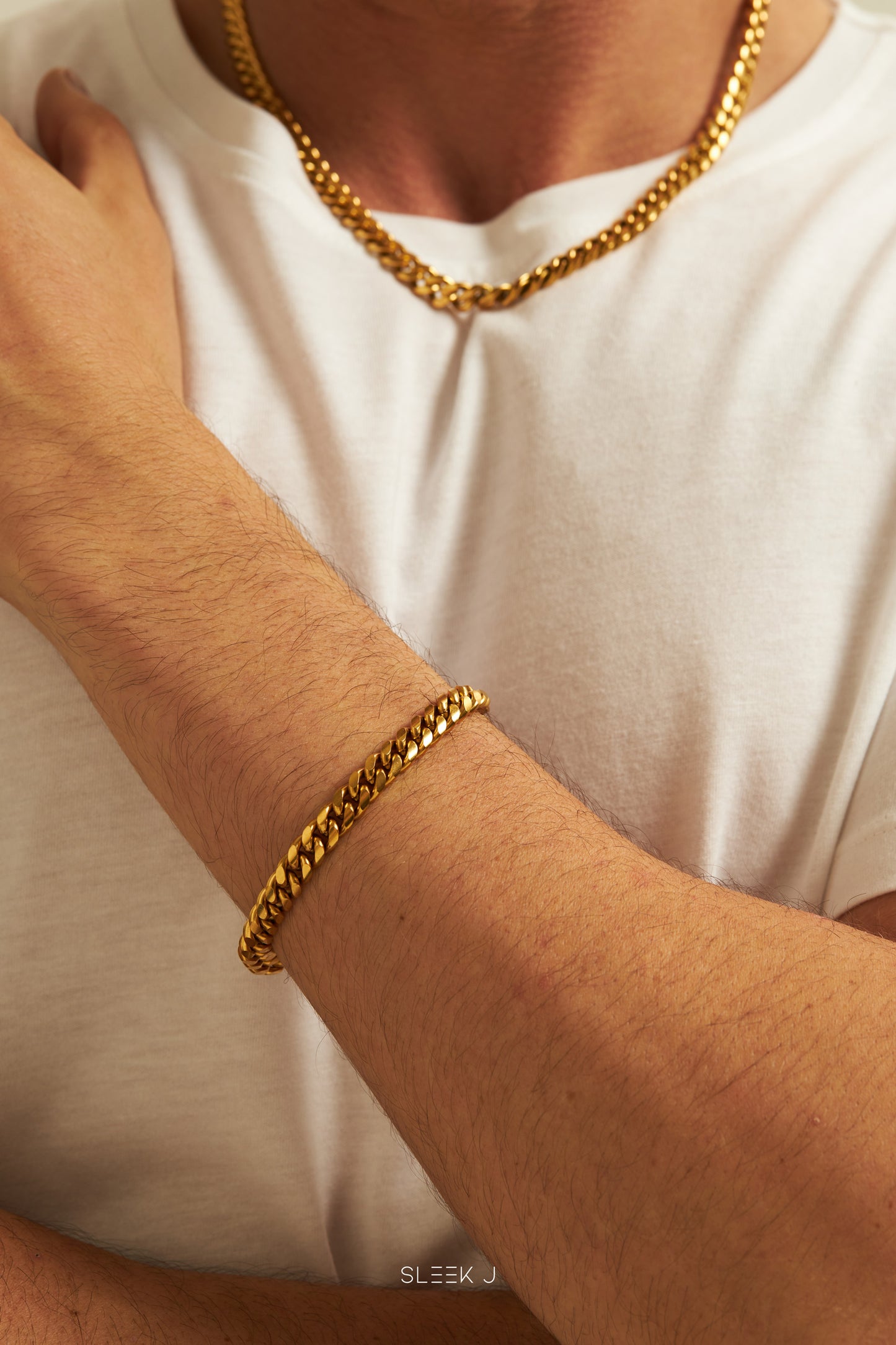 Cuban Chain 8 mm - Gold