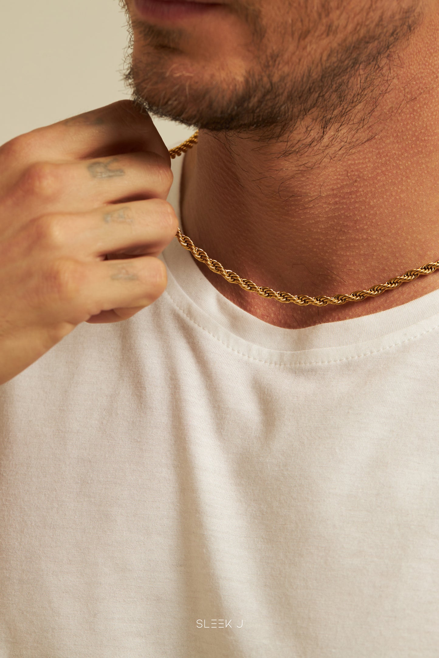 Rope Chain 5 mm - Gold