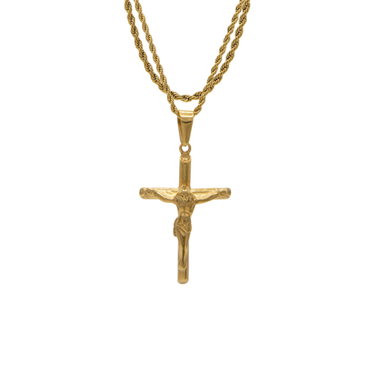 Crucifix Set - Gold