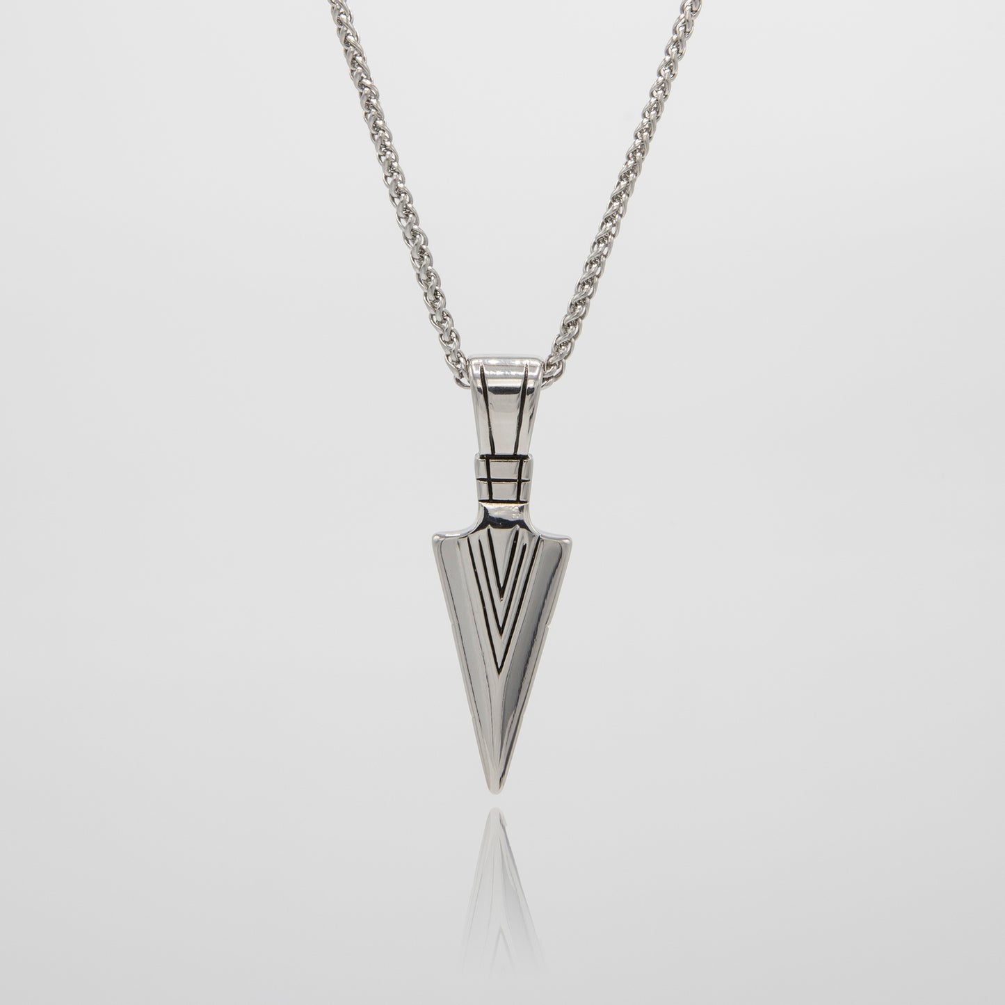 Spear Pendant - Silver