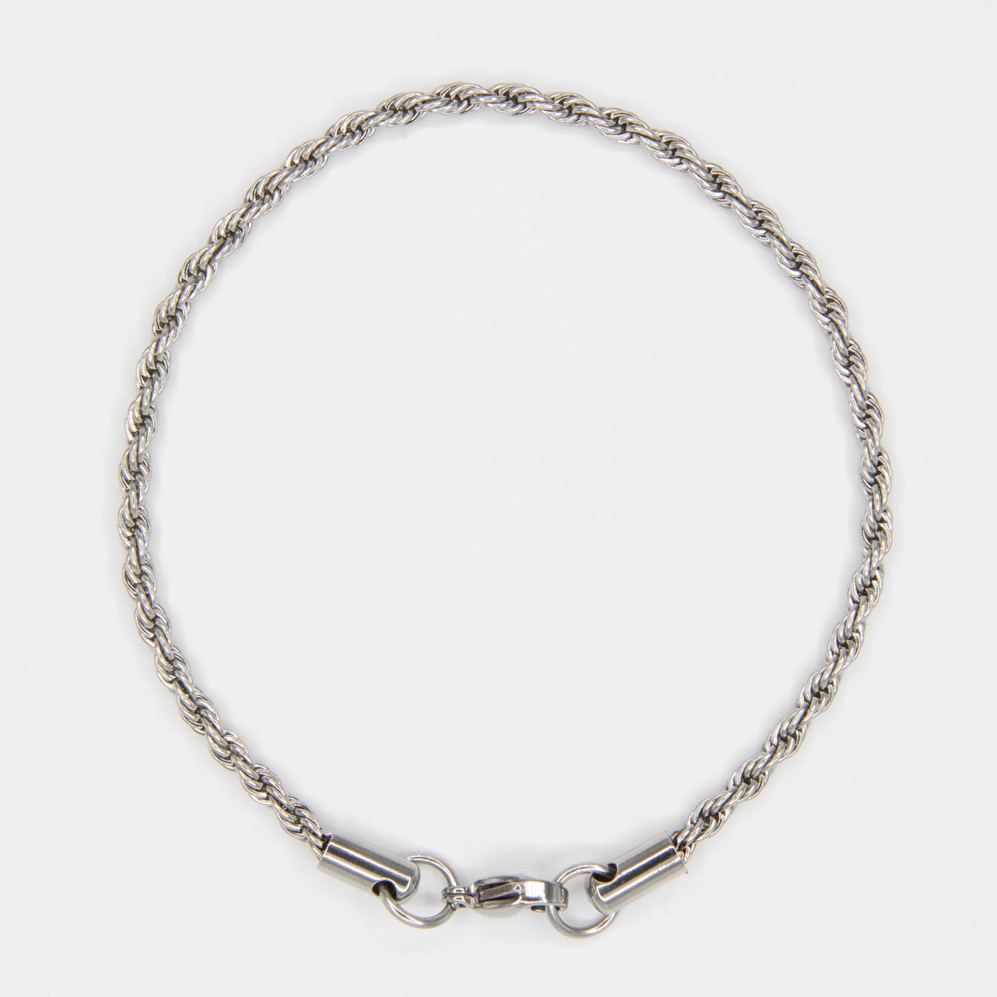 Rope Bracelet 3 mm - Silver